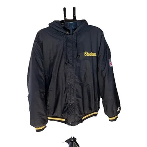 Vintage Starter Pro Line Pittsburgh Steelers Herren Kapuzenjacke - Bild 1 von 10