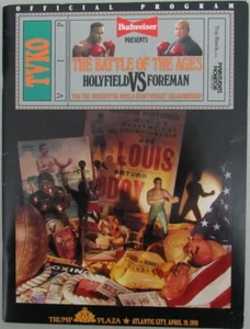 Programa de campeones de peso pesado Evander Holyfield vs. George 1991 162275 - Imagen 1 de 2