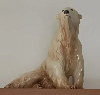 grande orso di ceramica Cacciapuoti - Immagine 1 di 4