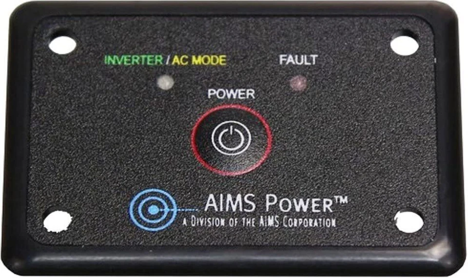 AIMS Power REMOTEHF Flush Mount Power Inverter Remote On-Off Switch - Image 1 of 1