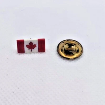 Pin de bandera canadiense - Pin de solapa de hoja de arce, prendedor de mochila y chaqueta, recuerdo de viaje Foto 1 de 2