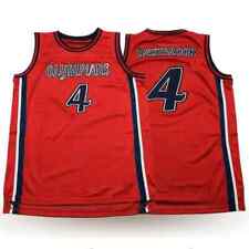 Russell Westbrook High School Basketball Jersey Stitched Custom Name White Red