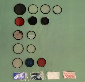 Lot of (14) Camera Filters Lens (Visible Only) of Different Sizes And Brands - Picture 1 of 22