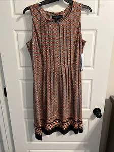 Perceptions New York women’s multi colored print dress size medium - Picture 1 of 3