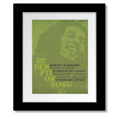 Redemption Song - Bob Marley Reggae Music Song Lyric Inspired Art Print Poster