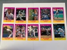 1990 Nova Don Mattingly Set Of 9 W/ Promo Blank Back M3-3