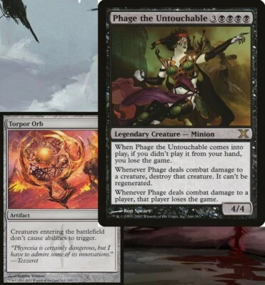 Phage the Untouchable MONO-BLACK CONTROL Commander Deck Magic MTG Ready-to-Play - Image 1 of 4