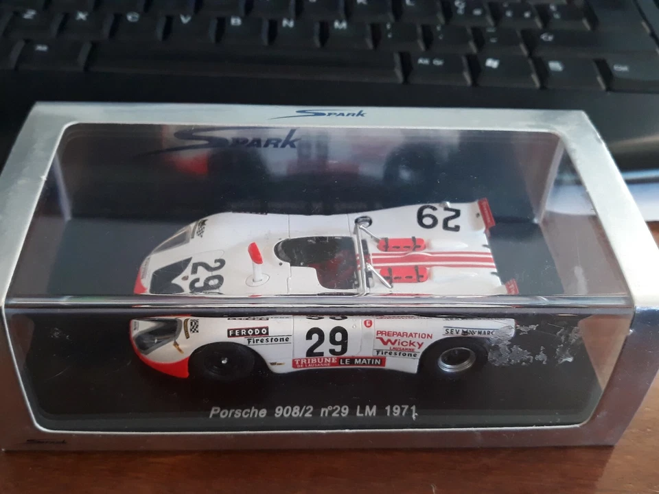 Spark 1/43 Porsche 908/2 #29 Le Mans 1971 S1978 - Immagine 1 di 1