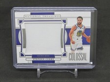 2022-23 PANINI NATIONAL TREASURES STEPHEN CURRY COLSSAL GAME USED PATCH /99 DH