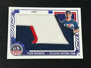 2024 Panini Stars & Stripes TYSON NEIGHBORS PRIME JUMBO PATCHJM-NEI 18/22 - Picture 1 of 2