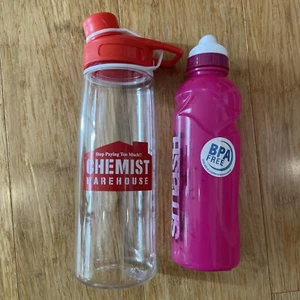 2x 750ml &500 Ml Sports Water Bottle BPA Free Sport Gym π§π§ - Picture 1 of 12