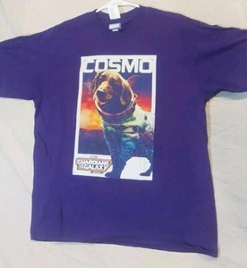 Guardians of the Galaxy Cosmo Shirt XL Extra Large Purple Good Dog Marvel Comics - Picture 1 of 7