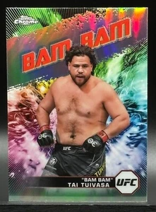 Tai "Bam Bam" Tuivasa 2024 UFC Topps Chrome AKA Insert Refractor - Picture 1 of 2