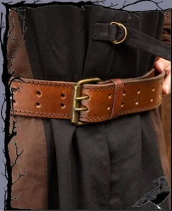 Cinturón de cuero Larp medieval - anillo cinturón 5 cm de ancho 120 cm de largo Epic Armoury - Imagen 1 de 3
