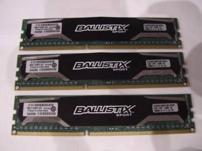 COMPUTER MEMORY - BALLISTIX SPORT 1600MHZ 1.5V XMP BLS4G3D1609DS1S00.16FKD3 - Image 1 of 4