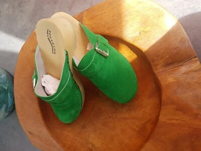 Softclox Damen Clogs Tomma fashiongreen Grün - Bild 1 von 4