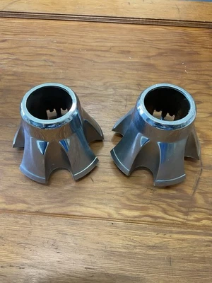 Jeep CJ Laredo chrome Center caps Front wheels CJ5 CJ7 CJ8 AMC cap wheel centers - Image 1 of 3