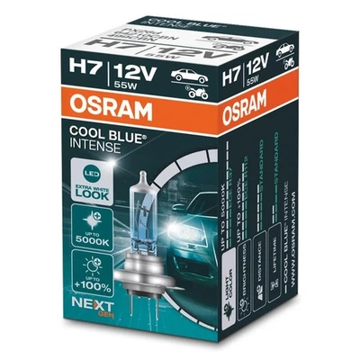 1x OSRAM COOL BLUE INTENSO Next Gen H7 Bombilla Luz de carretera 12V 55W 5000K PX26d - Imagen 1 de 4