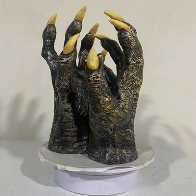 Par Unisex Halloween Scary Hombre Lobo Patas Garras Guantes Góticos Juegos con disfraces  Foto 1 de 3