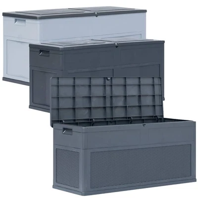 Gartenbox Gartentruhe Aufbewahrungsbox Auflagenbox Kissenbox Truhe 119x46x40cm - Bild 1 von 2