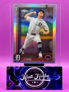 2025 Topps Chrome - Jackson Jobe #249 - Refractor (RC) - Picture 1 of 2