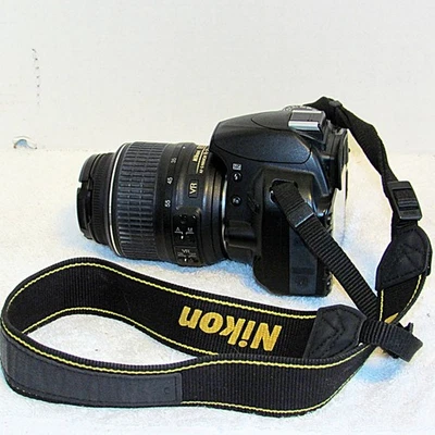 Nikon D D3100 14.2MP Digital SLR Camera - Black (Kit w/ AF-S DX VR 18-55mm Lens) - Image 1 of 4