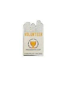 Pin's Volontaire Coupe des Présidents 2022 PGA Charlotte, NC (sans dos) - Photo 1/2