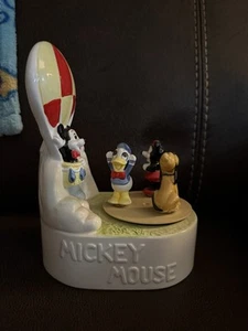 Disney Mickey Mouse Musical Music Box Figurine - Picture 1 of 4
