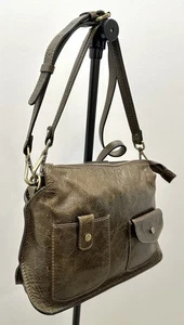Gianni Conti Crossbody Brown Leather Bag - Picture 1 of 23