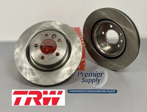 2 x 4.4 V8 AJ PETROL RANGE ROVER SPORT DISCOVERY 3 FRONT BRAKE DISCS SDB000614 - Picture 1 of 2