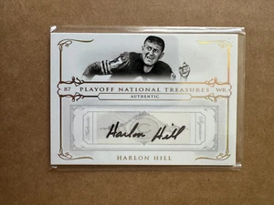 2007 Playoff National Treasures Auto Harlon Hill #95 #'d 11/25 Chicago Bears - Picture 1 of 2