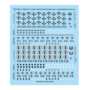 DEC46 DECALCO TRANSFER SHEET THE HORUS HERESY 11*13 WARHAMMER 40000 (2021) - Bild 1 von 1