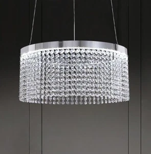Plafoniera in cristallo Lampadario a LED da soffitto per camera da letto 35W - Foto 1 di 1