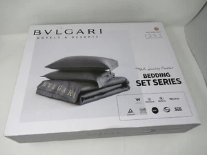 BVLGARI Ultra Luxry Hotel Collection Set lenzuola King DARY GRIGIO GRIGIO Set 4 pz - Foto 1 di 10
