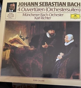 BACH Overtures No.1-4 KARL RICHTER DGG STEREO 2LP Box - Picture 1 of 2