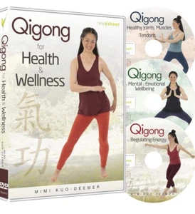 QIGONG FOR HEALTH AND WELLNESS - 3 DVD SET MIMI KUO DEEMER NEW SEALED - Picture 1 of 7
