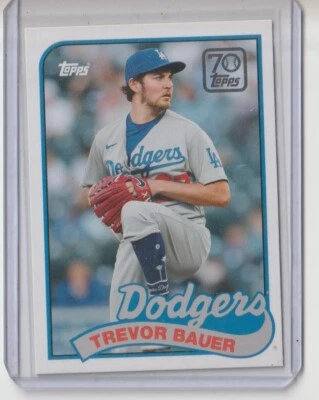Trevor Bauer 2021 Topps Update 70 Years Los Angeles Dodgers #70YT-39 - Image 1 of 2