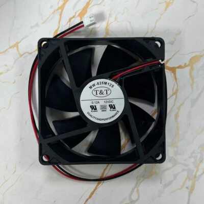 T-T MW-825M12S 8CM 12V 0.12A 8025 Chassis Power Supply Cooling Fan - Image 1 of 4