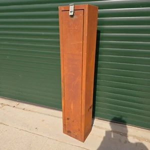 Vintage Steel Gun Rifle Shotgun Cabinet - Worn, Patinated and Rusty - Picture 1 of 17