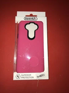 LG K31, ARISTO 5 & FORTUNE 3 INVENTUV ~ HOT PINK HYBRID CASE - Picture 1 of 2