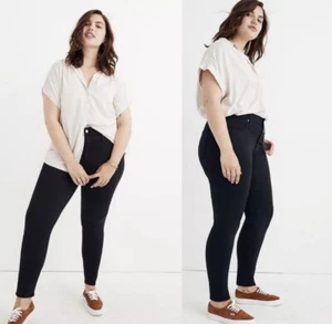 Madewell High-Rise Skinny Jeans Black Frost 9” Rise Übergröße 37 - Bild 1 von 4