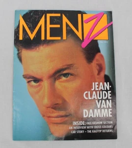 Vintage Menz Magazine Jean Claude Van Damme 1992 Fashion MGRE Publication Ragtop - Picture 1 of 7