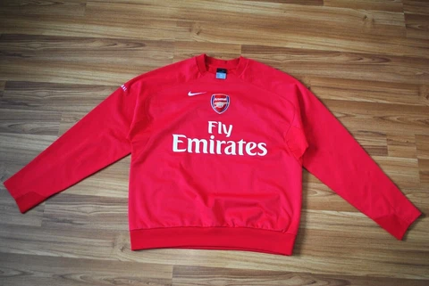 NIKE ARSENAL GUNNERS 2000S SWEATSHIRT STORM-FIT PULLOVER MENS SIZE MEDIUM RARE Cover