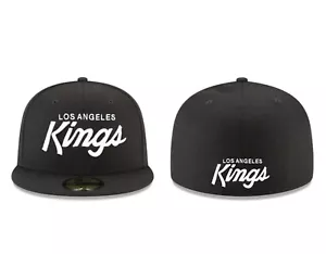 New Era NHL Los Angeles Kings LA Team 59FIFTY Fitted Cap Hat 5950 - N.W.A Script - Picture 1 of 8