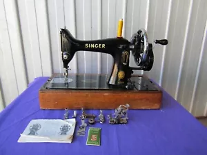 Singer 99K Sewing Machine Hand Crank 1955 Vintage - Bild 1 von 13