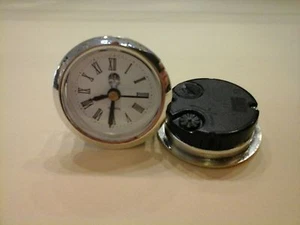 OROLOGIO DA INCASSO o da Tasca Meccanismo COMPLETO mm.48  Metalizzato Cromato - Picture 1 of 1