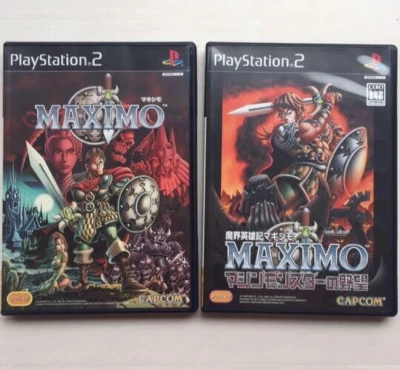 Lot 2 Maximo & Maximo vs. Army of Zin Set PS2 PlayStation 2 Capcom Tested Japan - Image 1 of 3