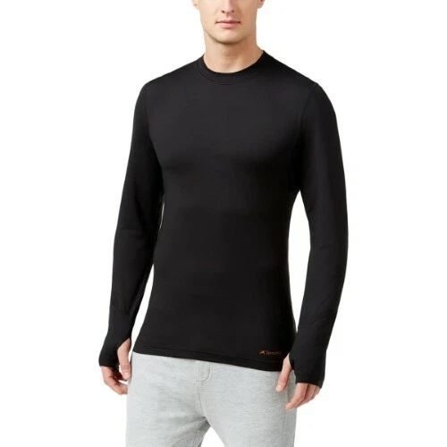Camisa Thermolator cuello redondo capa base negra para hombre talla XL L58418 Foto 1 de 1