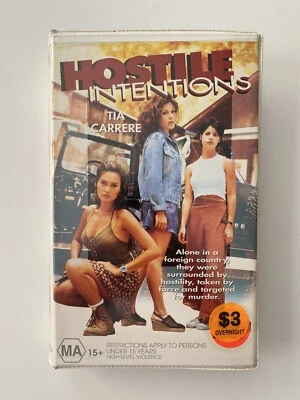 Hostile Intentions [VHS] Roadshow Palace Video Ex-Rental Tape 1995 Tia Carrere - Image 1 of 4