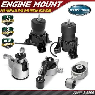 5x Engine Motor & Torque Mount for Nissan Altima 13-18 Maxima 2016-2023 V6 3.5L - Image 1 of 4